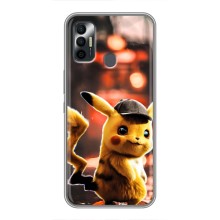 Чехол с Пикачу на TECNO Spark 7P (Милый Пикачу)