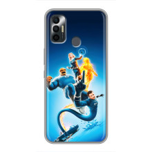 Чехол с принтом Фантастическая четверка для TECNO Spark 7P – Фантастическая четверка