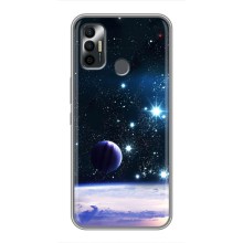 Космические Чехлы для Техно Спарк 7Р (VPrint) (Космический вид)