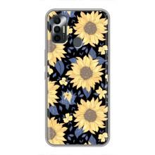 Чехлы с тематикой "ЦВЕТЫ" на TECNO Spark 7P (красивые цветы)