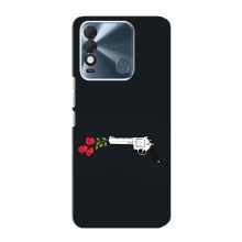 Чехлы (ART) Цветы на TECNO Spark 8 (VPrint) (Неожиданные цветы)