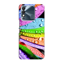 Чехлы (ART) Цветы на TECNO Spark 8 (VPrint) (Семицветик)