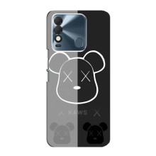 Чехлы для TECNO Spark 8 - Bearbrick Louis Vuitton (PREMIUMPrint) (БеарБрик глаза)