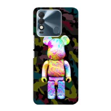 Чехлы для TECNO Spark 8 - Bearbrick Louis Vuitton (PREMIUMPrint) (Яркий Bearbrick)