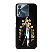 Чехлы для TECNO Spark 8 (Leo чемпион) (AlphaPrint) (Месси Король)