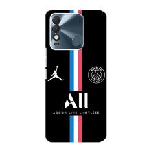 Чехлы PSG для TECNO Spark 8 (AlphaPrint) (футболка ПСЖ)