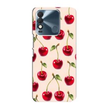 Чехлы с Фруктами для TECNO Spark 8 (VPrint) (Вишня)