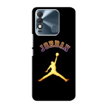 Чехлы для TECNO Spark 8 - с картинкой JORDAN (AlphaPrint) (Jordan Gold)