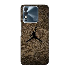 Чехлы для TECNO Spark 8 - с картинкой JORDAN (AlphaPrint) (Logo Jordan)