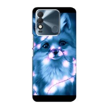 Чехлы с картинкой Лисички для TECNO Spark 8 (VPrint) (Яркая лисичка)