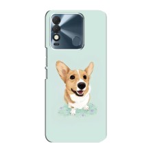 Чехлы с собаками для TECNO Spark 8 (VPrint) (Корги)