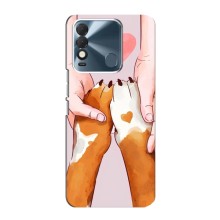 Чехлы с собаками для TECNO Spark 8 (VPrint) (Любовь к собакам)