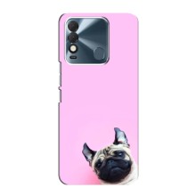 Чехлы с собаками для TECNO Spark 8 (VPrint) (Смешная собака)