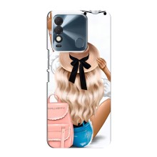 Чехол с печатью для TECNO Spark 8 - (Мода) (AlphaPrint) (Путешествие)