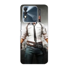 Чехол PUBG для Техно Спарк 8 (AlphaPrint) (Пабг мен)