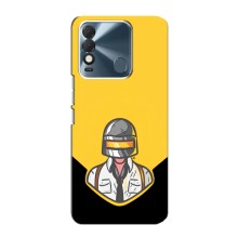 Чехол PUBG для Техно Спарк 8 (AlphaPrint) (Пабг в шлеме)