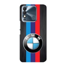 Чехол для Техно Спарк 8 - с принтом БМВ (AlphaPrint) (Лого BMW)