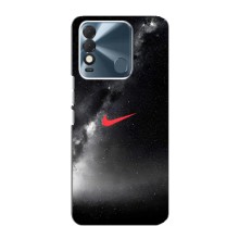 Чехол для TECNO Spark 8 - с принтом Найк (AlphaPrint) (Найк красный)