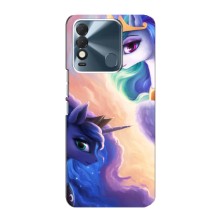 Чехол для Техно Спарк 8 - (Единорожки - Новинки) (AlphaPrint) (Единорожки)