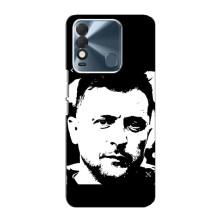 Чехол для TECNO Spark 8 (AlphaPrint - с принтом Зеленского)