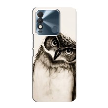 Чехол с птицами на TECNO Spark 8 (VPrint) (Сова)