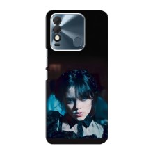 Чехлы Венсдей на TECNO Spark 8 Уэнсдей (AlphaPrint) (взгляд Уэнздей)