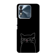 Чехол с рисунком кот на TECNO Spark 8 (Равнодушный кот)