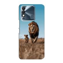 Чехол Король лев на Техно Спарк 8 (Мусафа и Симба)