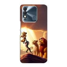 Чехол Король лев на Техно Спарк 8 (Рождение Симбы)