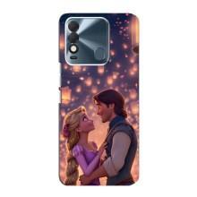 Чехол Рапунцель для TECNO Spark 8 (Принцесса и принц)