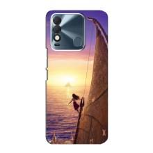 Чехол с мультфильмом Моана TECNO Spark 8 (Моана в море)