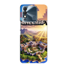 Чохол з картинками Майнкрафт для ТЕКНО Спа́рк 8 – Minecraft