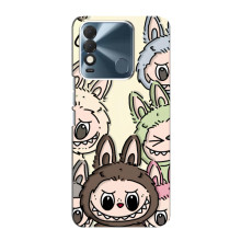 Чехол с Лабубу на TECNO Spark 8 (Коллаж Лабубу)