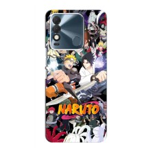 Купить Чехлы на телефон с принтом Anime для Техно Спарк 8 (Наруто постер)