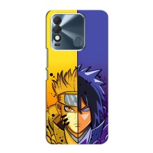 Купить Чехлы на телефон с принтом Anime для Техно Спарк 8 (Naruto Vs Sasuke)