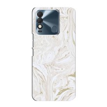 Мраморный чехол на TECNO Spark 8 (VPrint) (Белый мрамор)