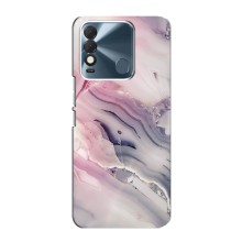 Мраморный чехол на TECNO Spark 8 (VPrint) (Пурпурный Мрамор)