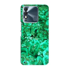 Мраморный чехол на TECNO Spark 8 (VPrint) (Салатный Мрамор)
