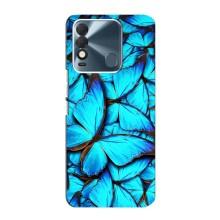 Силиконовый бампер с картинкой животных для TECNO Spark 8 (Крылья бабочек)