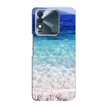 Силиконовый чехол с КАРТИНКАМИ лето для TECNO Spark 8 (AlphaPrint) (Море)