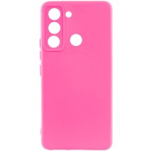 Чехол Silicone Cover Lakshmi Full Camera (AAA) для TECNO Spark 8C – Розовый
