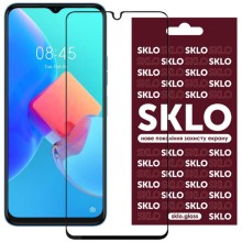 Защитное стекло SKLO 3D для TECNO Spark 8C / Spark Go 2022 (KG5m) – Черный