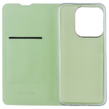 Кожаный чехол-книжка GETMAN Elegant (PU) для TECNO Spark 8C – Мятный