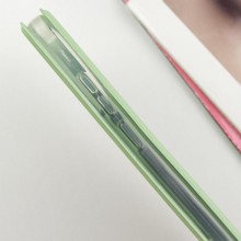 Кожаный чехол-книжка GETMAN Elegant (PU) для TECNO Spark 8C – Мятный