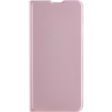 Кожаный чехол-книжка GETMAN Elegant (PU) для TECNO Spark 8C – Розовый