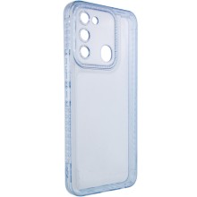 Чехол TPU Starfall Clear для TECNO Spark 8C – Голубой