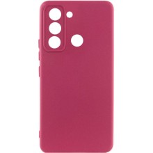 Чехол Silicone Cover Lakshmi Full Camera (A) для TECNO Spark 8C – Бордовый