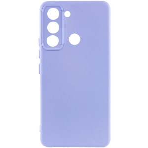 Чехол Silicone Cover Lakshmi Full Camera (AAA) для TECNO Spark 8C – Сиреневый