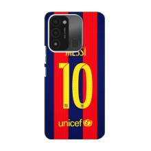 Чехлы Месси для TECNO Spark 8C (AlphaPrint) (Messi Barca 10)