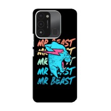 Чехлы Мистер Бист для Техно Спарк 8с (logo Mr beast)